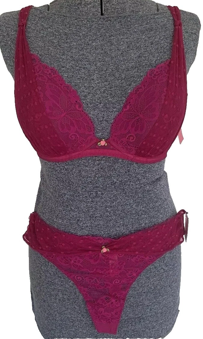 Betsey Johnson Floral 36 Band Bras & Bra Sets for Women