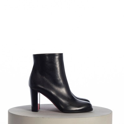 Adox 85mm Ankle Boots In Black Smooth 