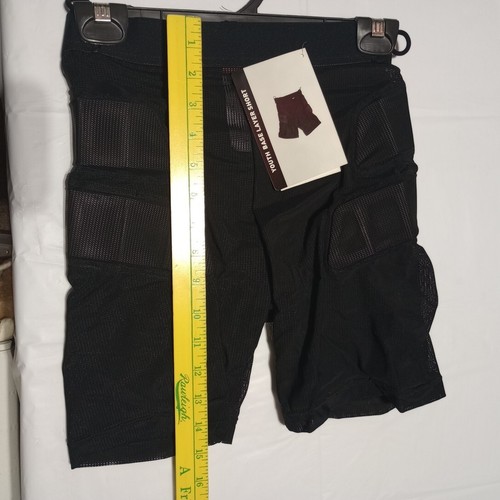 RED Brand Protective Youth Base Layer Padded Black Biking Shorts Size LARGE NOS - Picture 7 of 8