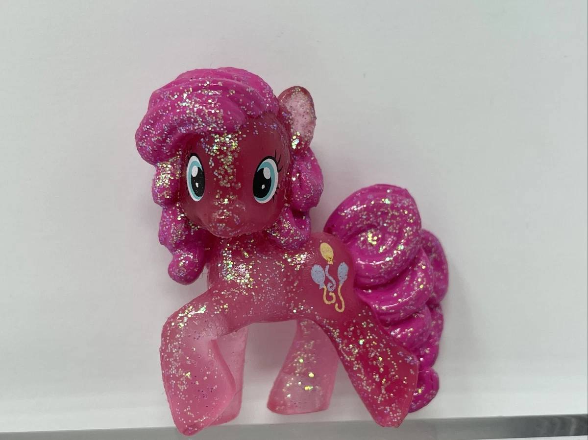 My Little Pony MLP Clear Glitter Pinkie Pie Mini Pony Figure G4