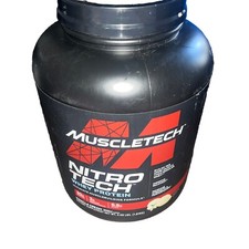 Muscletech NitroTech Whey Protein Vanilla Cream 4 LB EXP 10/26 30G Protein New 9.75 per gallon
