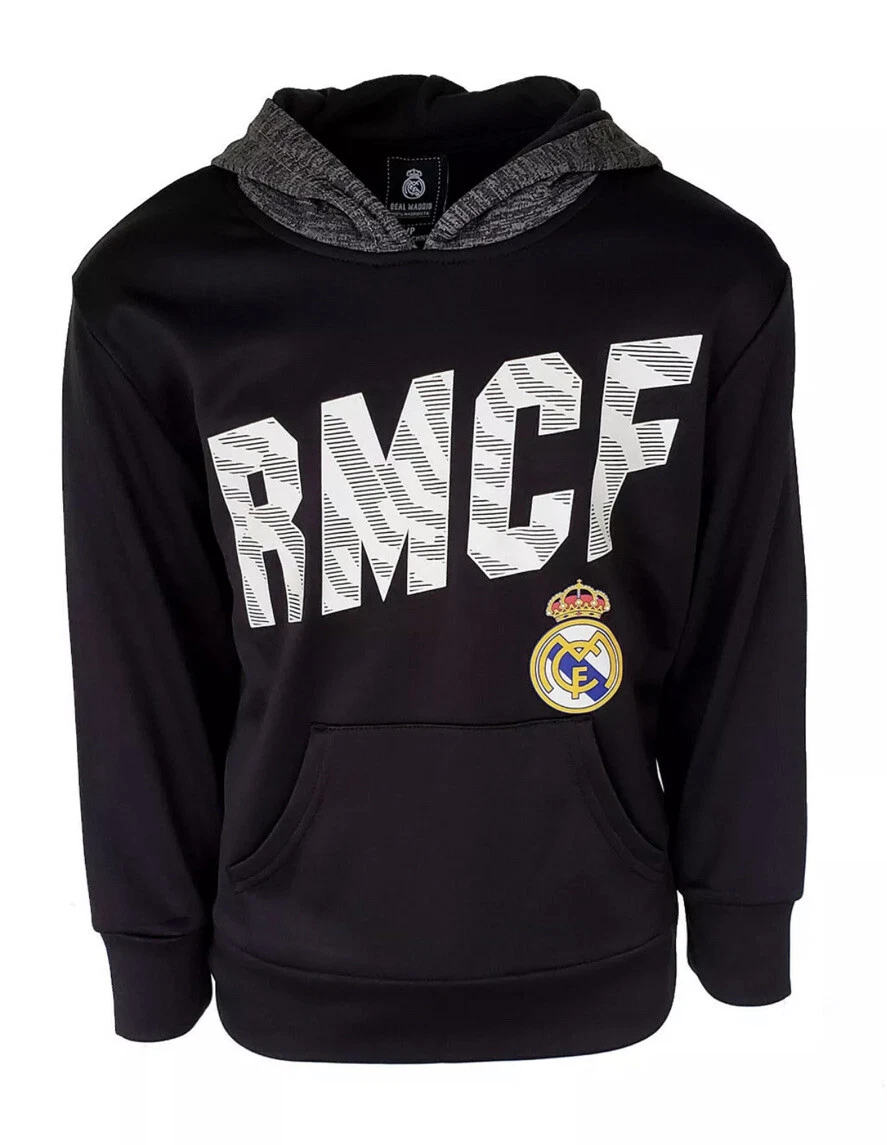 Real madrid black hoodie sale