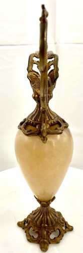 WONDERFUL ANTIQUE BRONZE & ONIX AMPHORA (11") PROBABLY END OF THE 19TH C. Excel - Picture 4 of 8