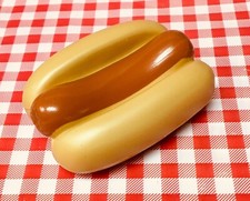 Rubber Play Food HOT DOG Tikes Picnic Lunch Snack Groceries BSMT-SPRTS-RHD-01