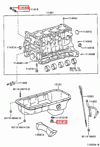 Genuine Hilux KUN26 KUN25 KUN16 KUN15 KUN10 KDN190 KDN170 2KD 1KD Drain Plug - Picture 15 of 20