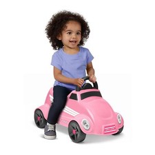WALKER HELP Race Car Ride-on Toy Kids 1-3 yo Fun Play Safe Riding Toddlers PINK