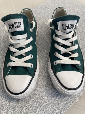 Converse All Star Chuck Taylor low top teal dark green Forest Shoe