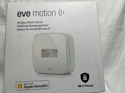 Eve Motion Wireless Motion Sensor for Apple Home Kit Sealed - BRAND NEW