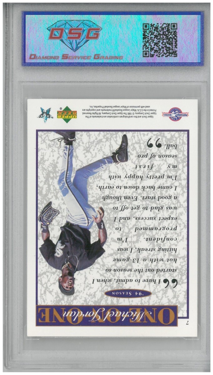 1995 Upper Deck Minor League MICHAEL JORDAN #7 One on One 💎 DSG