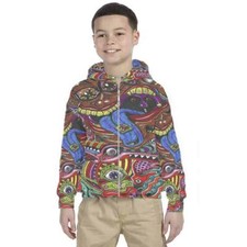 New Kids Hoodie Artistic Pattern Abstract Art Design 7434104289208