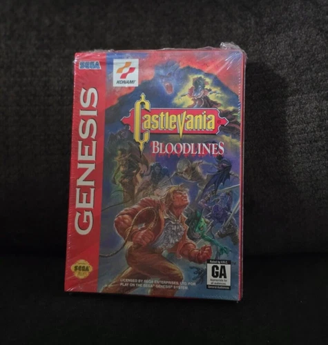 Sega Genesis Castlevania Bloodlines Game Complete New Sealed* Vintage See Photos