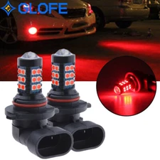 GLOFE Lighting Brightest 3200lm Red LED 9006 Fog Light Replace Bulb,High Power
