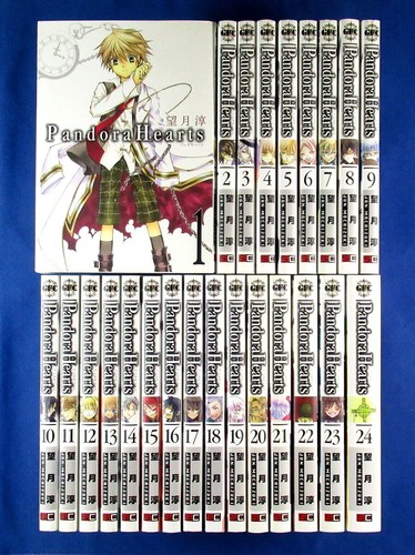 Pandora Hearts 1 24 Comic Complete Set Jun Mochizuki Japanese Manga Book Japan Ebay
