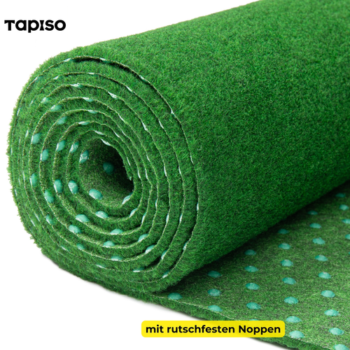 Kunstrasen Rasenteppich mit Noppen Grün Breite 2m 4m Terrasse Balkon