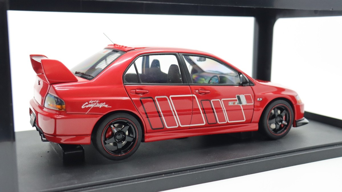 オートアート　三菱　ランサーエボリューション9  RALLIART 1:18 AUTOart 1/18 Mitsubishi Lancer Evolution IX 9 RALLIART Red