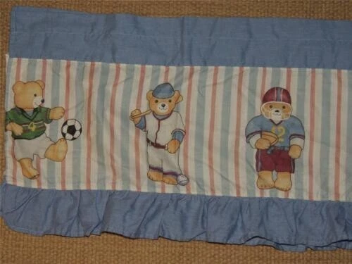 KIDSLINE CLUB EE. UU. CENEFA VENTANA VINTAGE DEPORTES OSOS BÉISBOL FÚTBOL FÚTBOL Foto 2 de 3