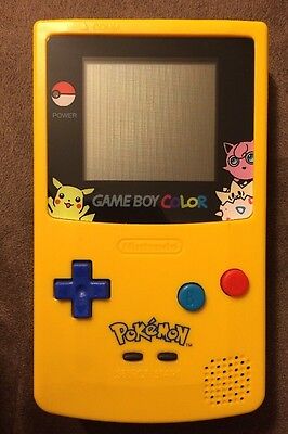  Game Boy Color - Limited Pokemon Edition - Yellow : Nintendo  Game Boy Color: Video Games