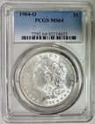 1904-O Morgan Silver Dollar, PCGS MS-64