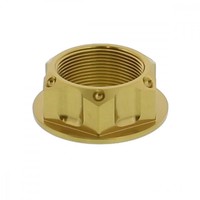 Mutter FüR Lenkkopf M24X1.00Mm Alu Gold FüR Honda CB 125 J Bj. 1975-1979