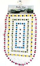 Non Slip Bath Mat PVC Suction Shower Tub Mat 26x14.5 Bathroom Safety
