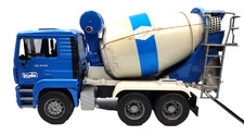 BRUDER MAN TGA Cement Mixer Truck Blue 2001 M...