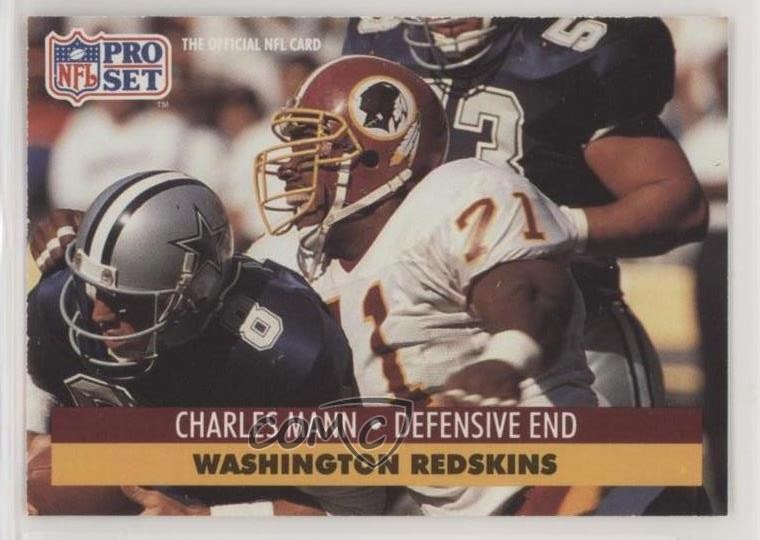1991 Pro Set Charles Mann #680 0s5