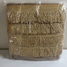 Bullion Fringe Trim, Style# EF25, Color# C4 Antique Gold Qty 12 Yards