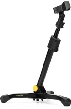 Hercules Stands MS300B Low Profile Straight Microphone Stand with EZ Mic Clip