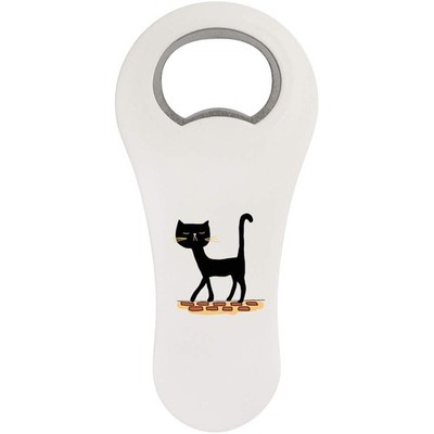 Flaschenöffner Kühlschrankmagnet ''Katze an der Wand'' (BO00104948)