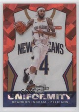2019 Panini Contenders Optic Uniformity Red Cracked Ice Prizm Brandon Ingram 0c6