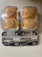 Joovy Airnoogie Newborn Orthodontic 0m Silicone Pacifier orange