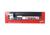 "Herpa 319270 Man Tgx Gm Betonteile-Sattelzug \"Strabag\" 1:87 Neu"