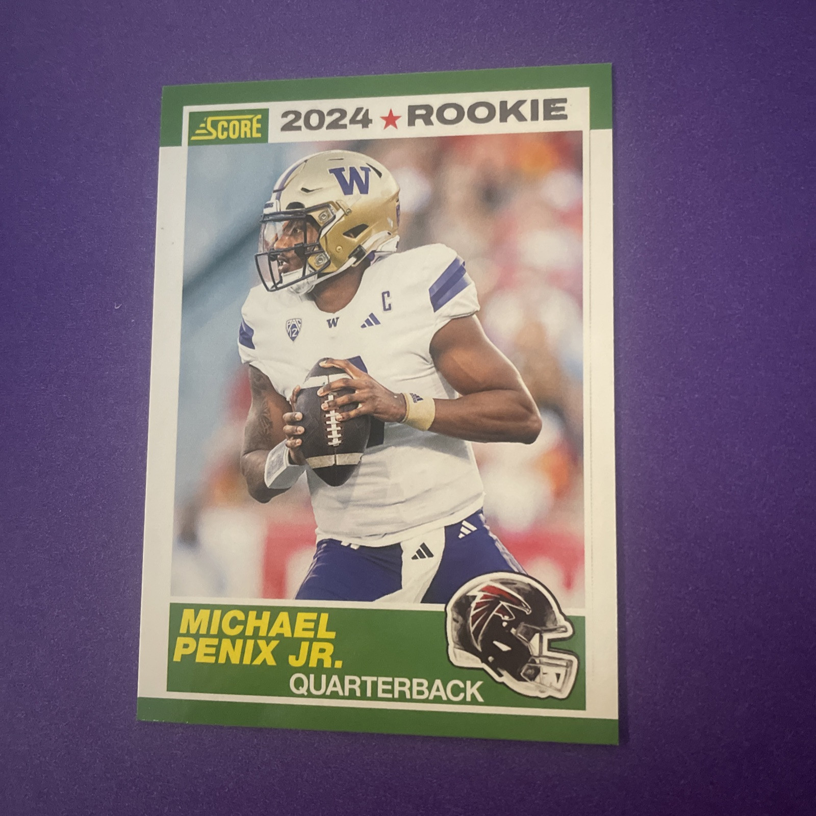 2024 Score - 35th Anniversary Rookie Red #7 Michael Penix Jr. (RC)