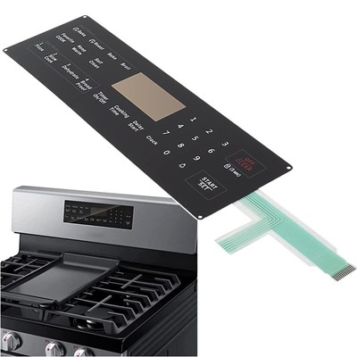 For Samsung NX58F5700WS Range Touchpad Switch Membrane DG34-00027B