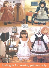 SEWING PATTERN 18" Doll Clothes Pioneer Underwear Fit American Girl Kirsten 6641