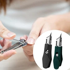 Curved Nail Clipper AntiSlip Trimming Tool for Edges Thick Nails Household