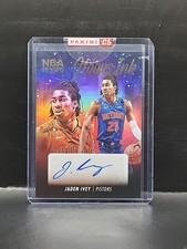 Jaden Ivey #HI-IVE 2023-24 Panini NBA Hoops Hoops Ink Auto Detroit Pistons