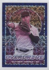 2021 Panini Chronicles Overdrive Blue Velocity Prizm Gleyber Torres #6 0c2