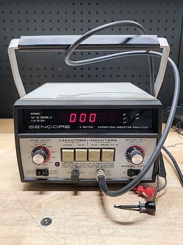 Vintage Sencore Model LC53 "Z Meter" Capacitor Inductor Analyzer POWERS ON!