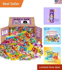 Candy Bulk - 8 Pound Candy Mix - Parade Throws Big Bulk Candies for Pinatas, ...