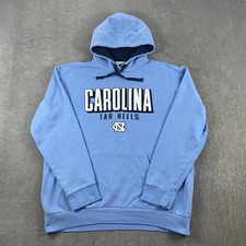 Carolina Blue UNC Tar Heels Champion Mens L Hoodie Embroidered Pullover
