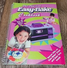 Easy Bake Oven Cookbook Kids Easy-Bake Recipes The Official Spiral Vintage 1990s