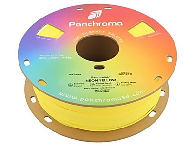 CA02007 Filament: PLA 1,75mm neon yellow 190-230°C 1kg Panchroma  POLYMAKER