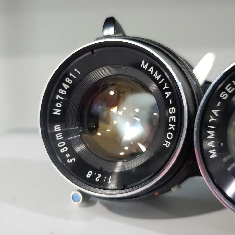 Blue Dot [Near MINT] Mamiya Sekor 80mm f/2.8 TLR Lens For C220 C330 From Japan - Image 3 of 4
