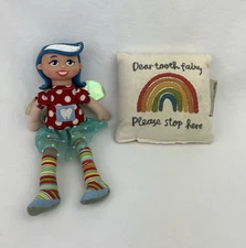 Smile Spotters Tooth Fairy Pocket Doll and Plush Rainbow Tooth Pillow by Kathy