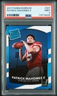 2017 PANINI DONRUSS #327 PATRICK MAHOMES II ROOKIE RC PSA 9