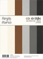 Simple Stories Double-Sided Paper Pad 6"X8" 24/Pkg-Color Vibe Basics