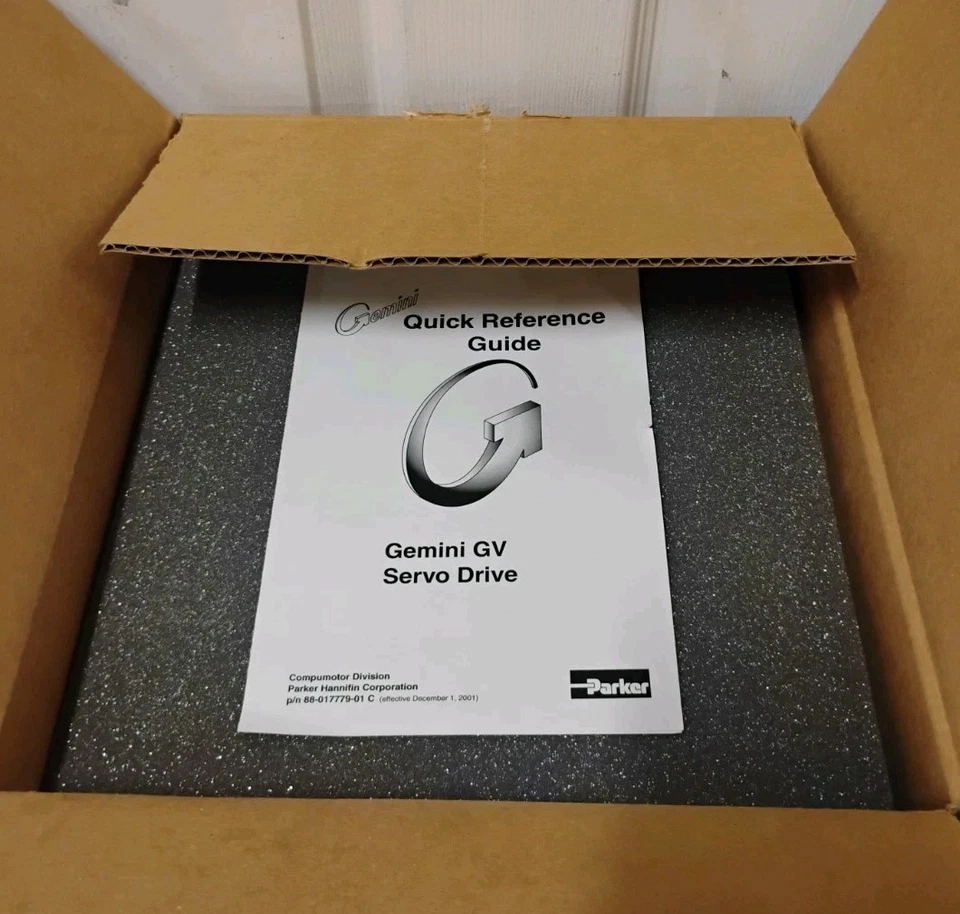 Servoaccionamiento Parker GV-U3E-NK Gemini - 120/240 VCA 50/60Hz Foto 3 de 4