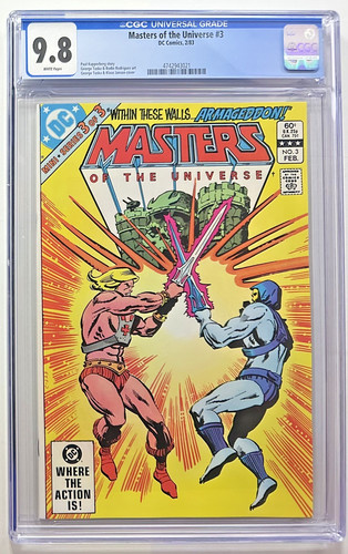 Masters Of The Universe #3 (1983) DC Comics CGC 9.8 WHITE Pages