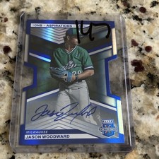 2023 Panini Elite Extra Jason Woodward #32 Brewers Aspirations Die-Cut Auto /72